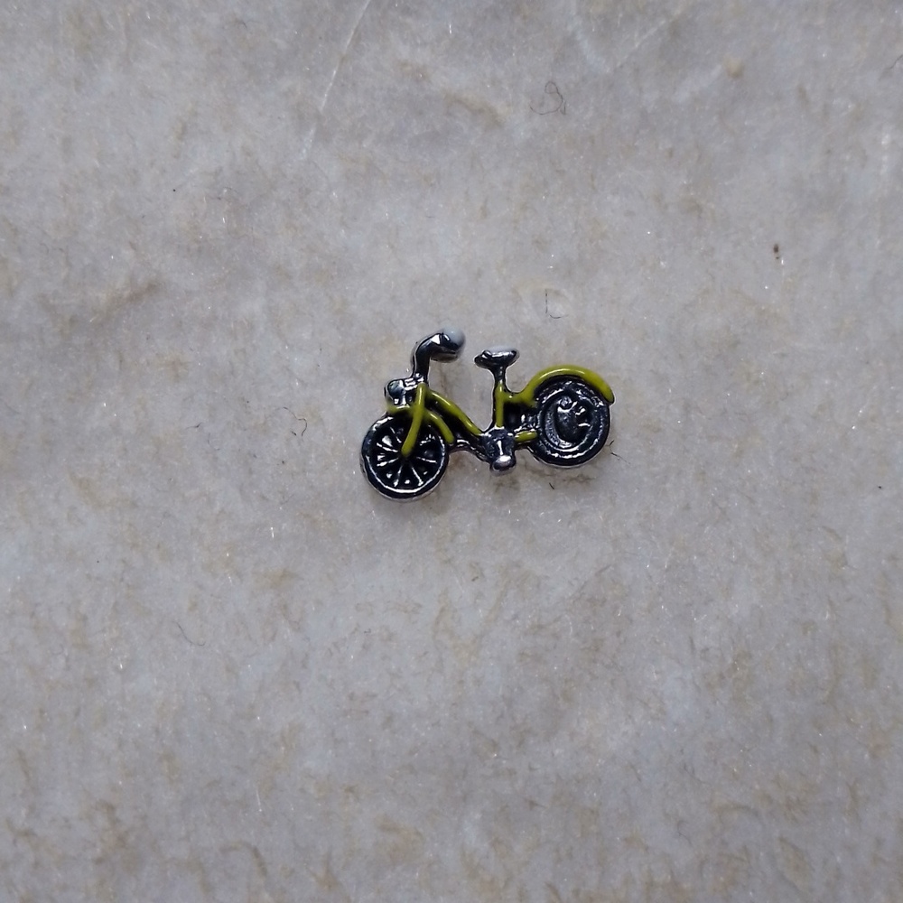 Origami owl bicycle charm